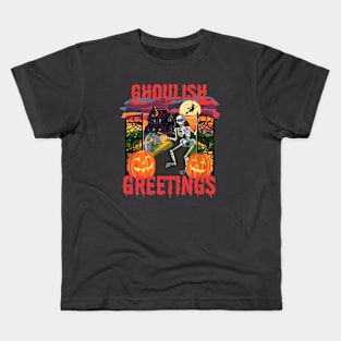 Halloween Spooky Greetings Kids T-Shirt